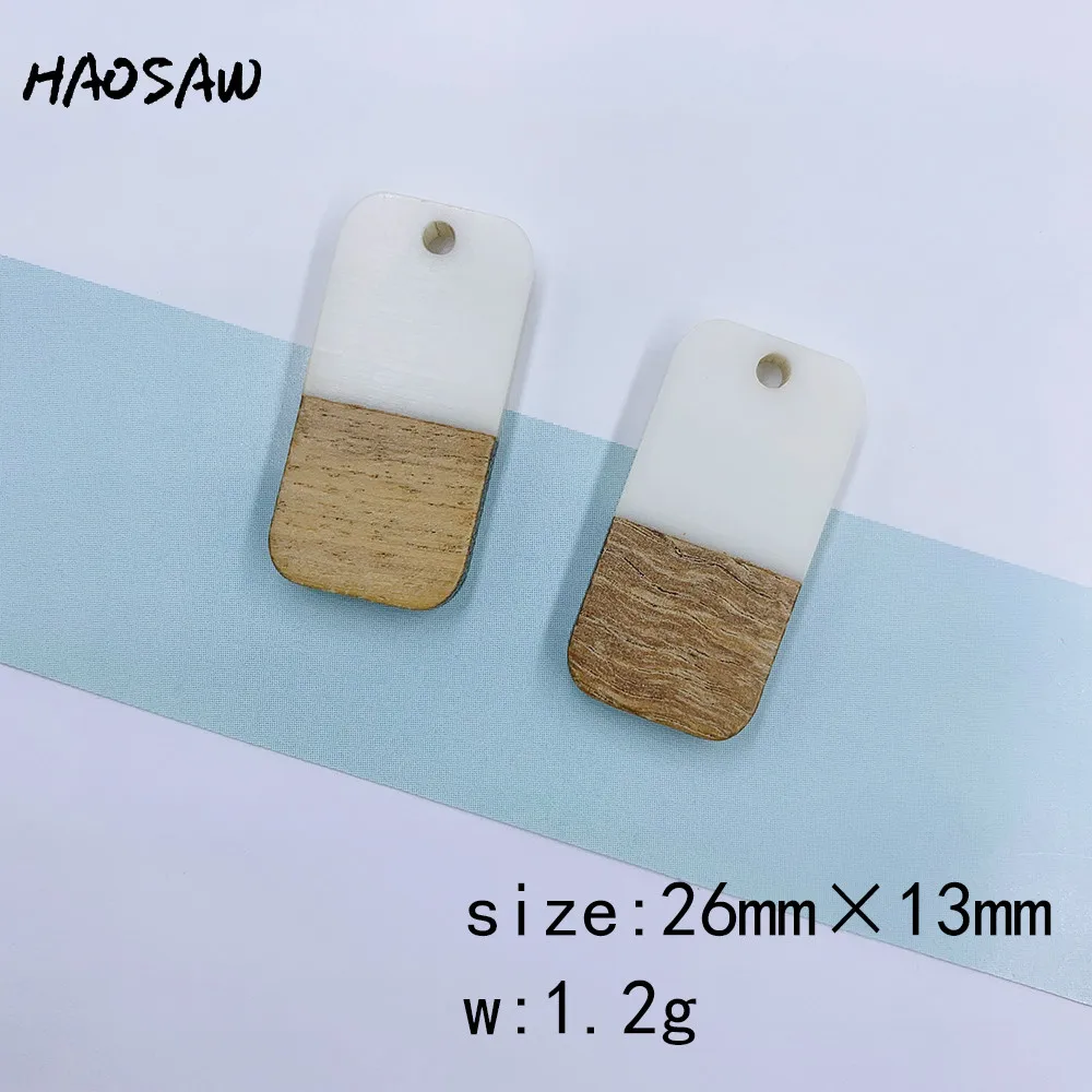 HAOSAW выбрать 6 шт./лот материал древесины/полу смолы/мульти дизайн/прямоугольной