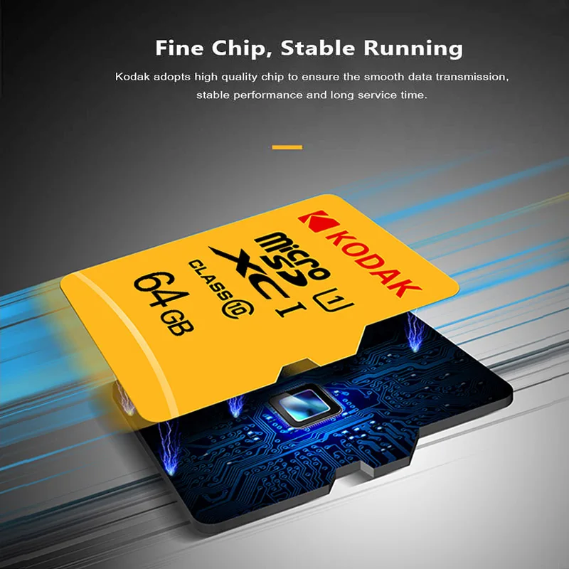 Карта памяти Kodak высокоскоростная карта Micro SD 256 ГБ 128 Гб 64 32 TF / класса 10 U1/U3