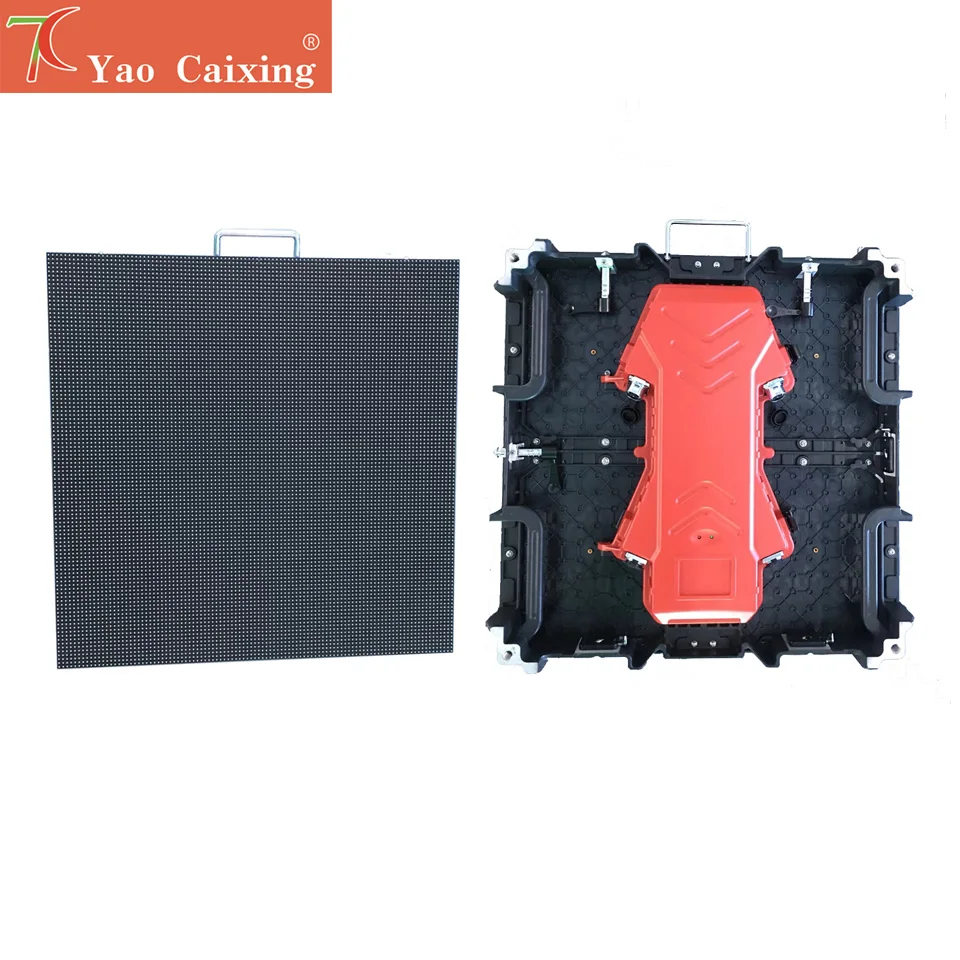 

P4.81 outdoor 500*500mm waterproof die-casting aluminum cabinet display , SMD,13scan,43624dot/sqm