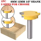 1 шт. 12 мм 12 дюйма 8 мм хвостовик Реверсивный ящик Фрезер для дерева фреза из карбида вольфрама фреза для резки ящика для дерева