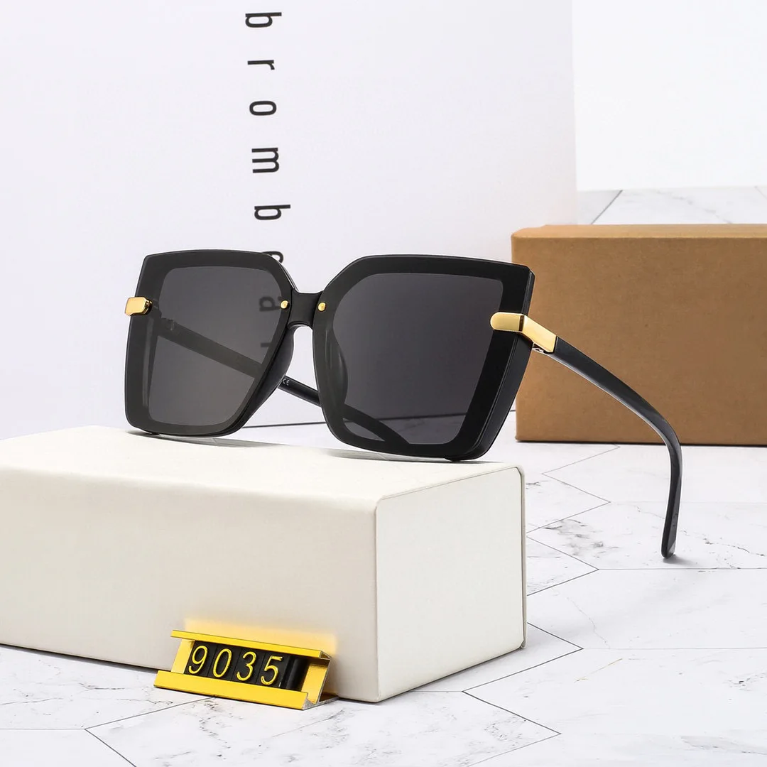 

Original Designer Brand Women Men Big Frame Polarized Sunglasses Driving Square Driving Gradient Sun Glasses Outdoor Eyewear