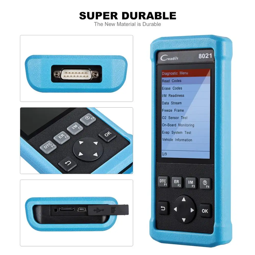 LAUNCH CR8021 OBD2/EOBD диагностический инструмент для сканирования ABS SRS диагностирует все