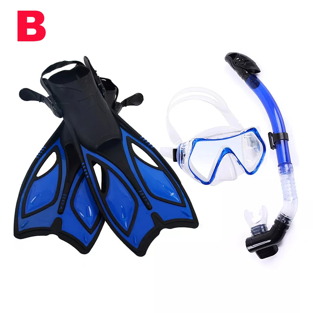 Профессиональный набор для подводного плавания маска дайвинга + плавники ласты