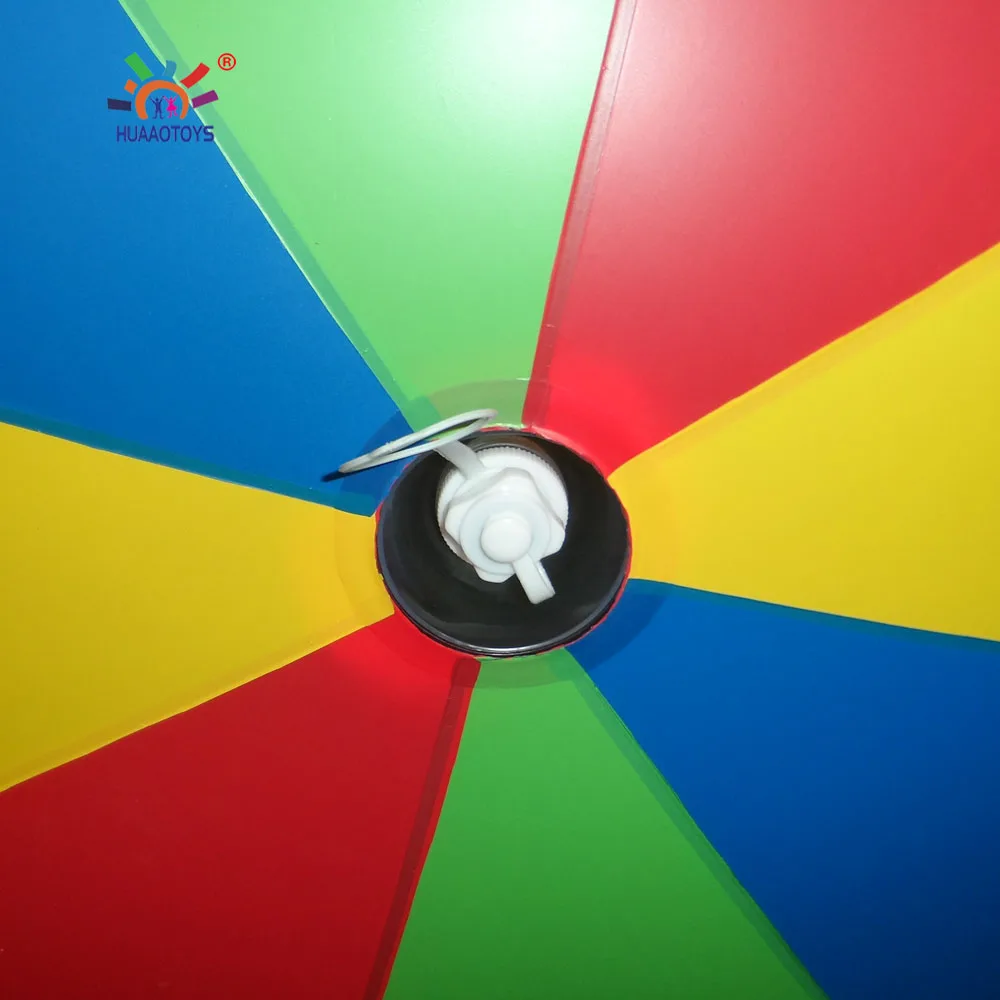 Бесплатная доставка 2 5 м (98 дюймов) Гигантский ПВХ Радужный пляжный мяч надувной