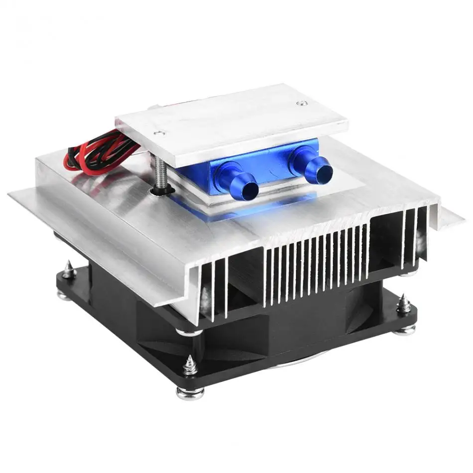 50W Thermoelectric Peltier Refrigeration Cooler Semiconductor Air Conditioner Cooling System Peltier Cooler Kit for 15L Water