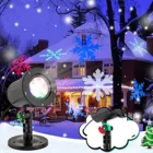 Рождественский светильник с эффектом снега, Светодиодный прожектор для осени и снега, Рождественский светильник, уличный Рождественский светильник, настольная лампа