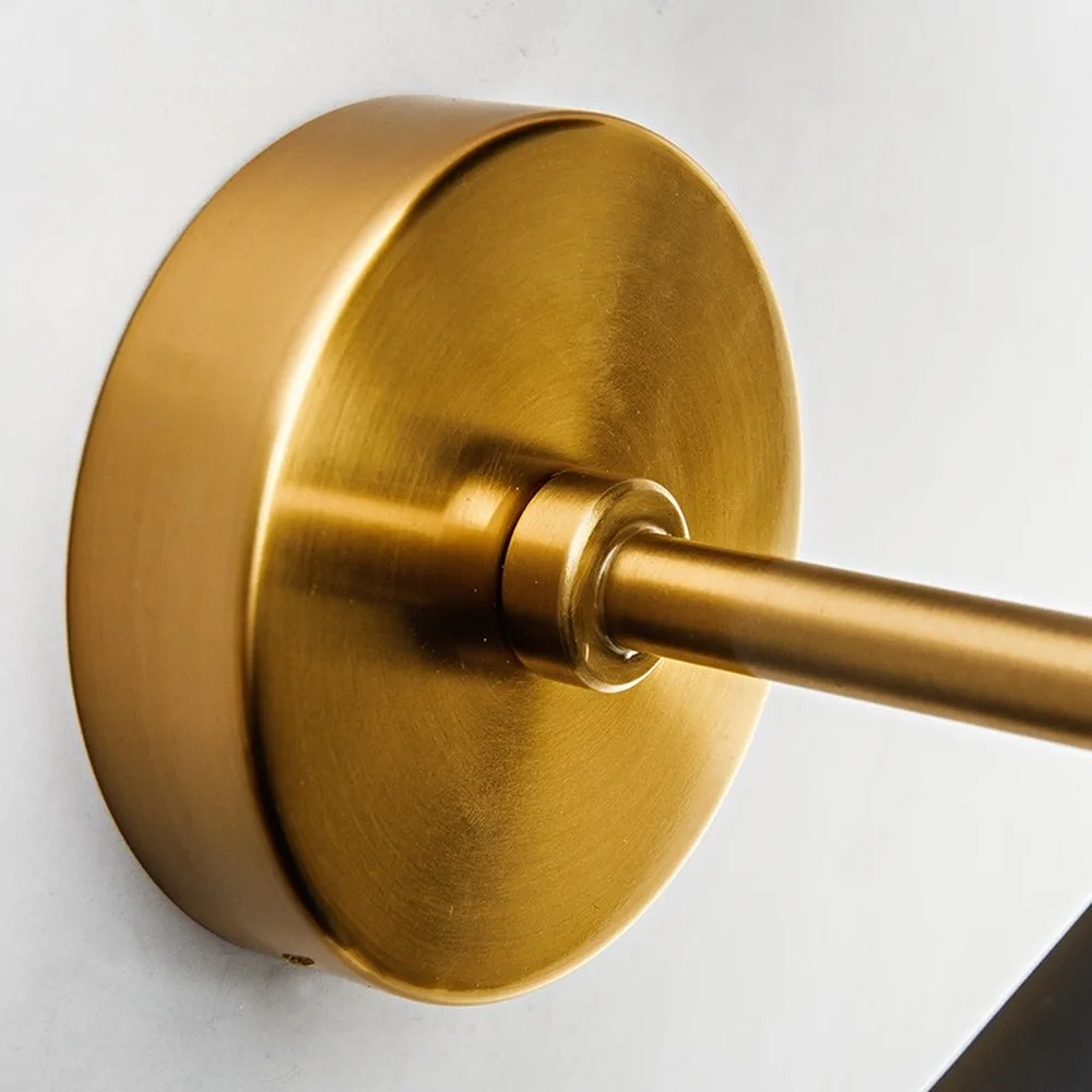 Простой настенный светильник в стиле постмодерн черная лампа для гостиной