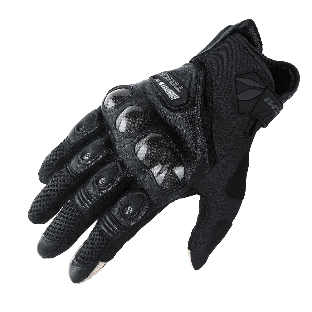Дышащие мотоциклетные перчатки с сенсорным экраном Luva Motoqueiro Guantes Защитное снаряжение инструмент короткие нескользящие перчатки для мотокросса