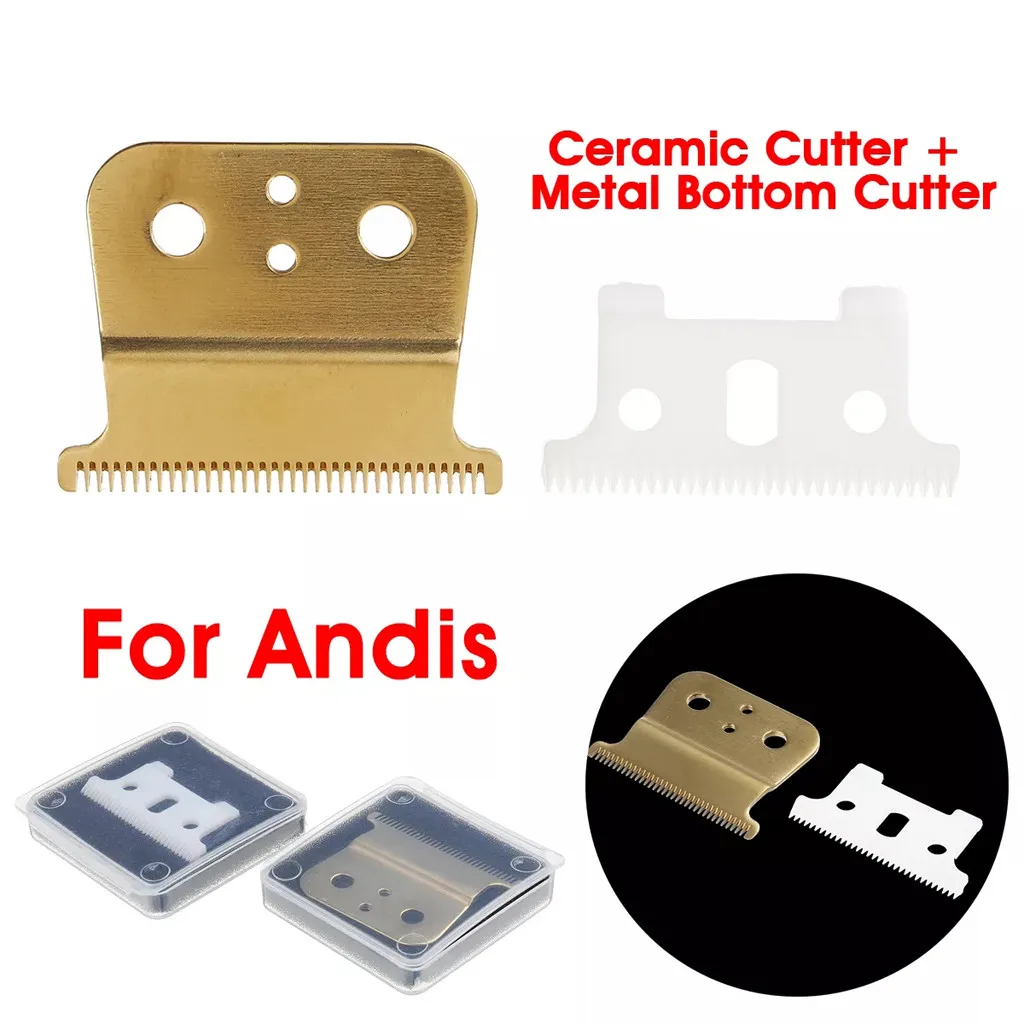 T-outliner Replacement Ceramic For Andis GTX Clipper Trimmer Cutter Blades 2pc Wear-resistant Sharp And Strong | Красота и здоровье