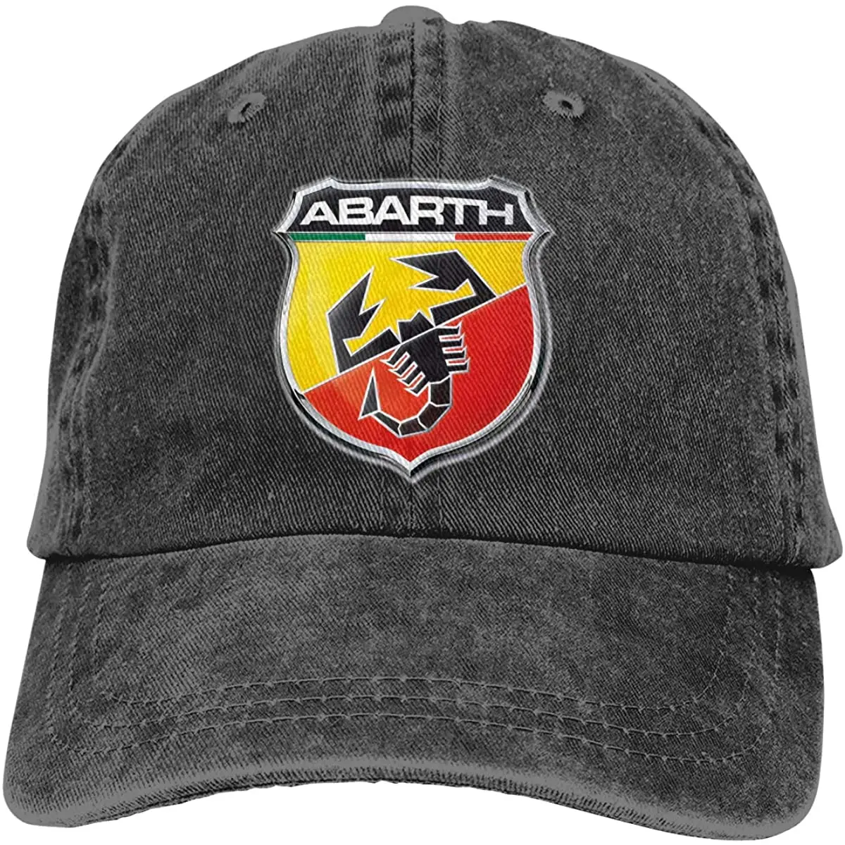

Nyanhif Personalized Abarth Automobile Logo Cool Hat Cap for Man Black