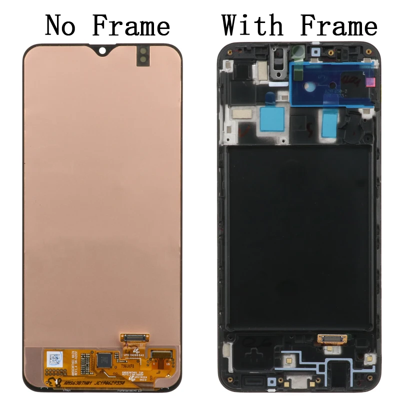 ЖК дисплей SUPER AMOLED для Samsung A20/A205 сенсорный дигитайзер в сборе 6 4 дюйма детали A205FN