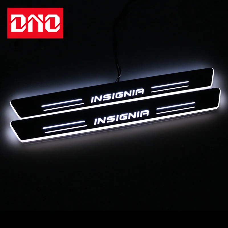 

DNO Trim Pedal LED Car Light For Opel Insignia 2015 2016 2017 2018 Door Sill Scuff Plate Pathway Moving Acrylic Welcome Lamp