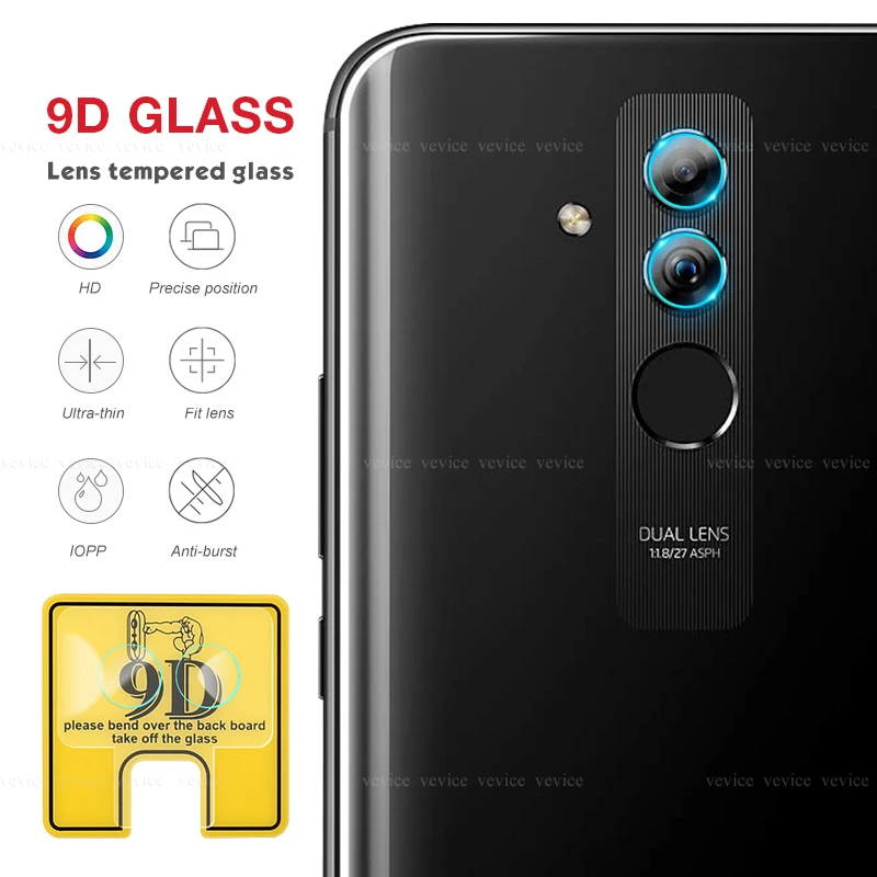 2 в 1 Защитное стекло для huawei mate 20 Lite ударопрочный объектив задней камеры и экран