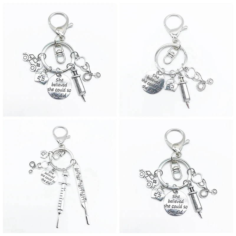 Персонализированные вдохновляющие Доктор Шприц термометр медицинский комплект