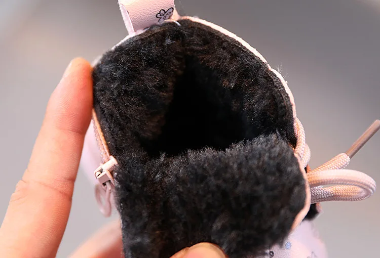 

2020 Winter Boots for Girls Baby Boys Shoes Pu Leather Cartoon Style Toddler Booties Size 15-19