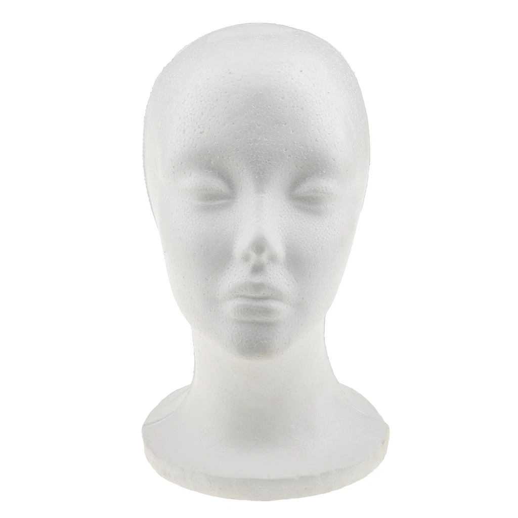 

3X Durable Female Styrofoam Foam Mannequin Manikin Head Model Wig Hat Display