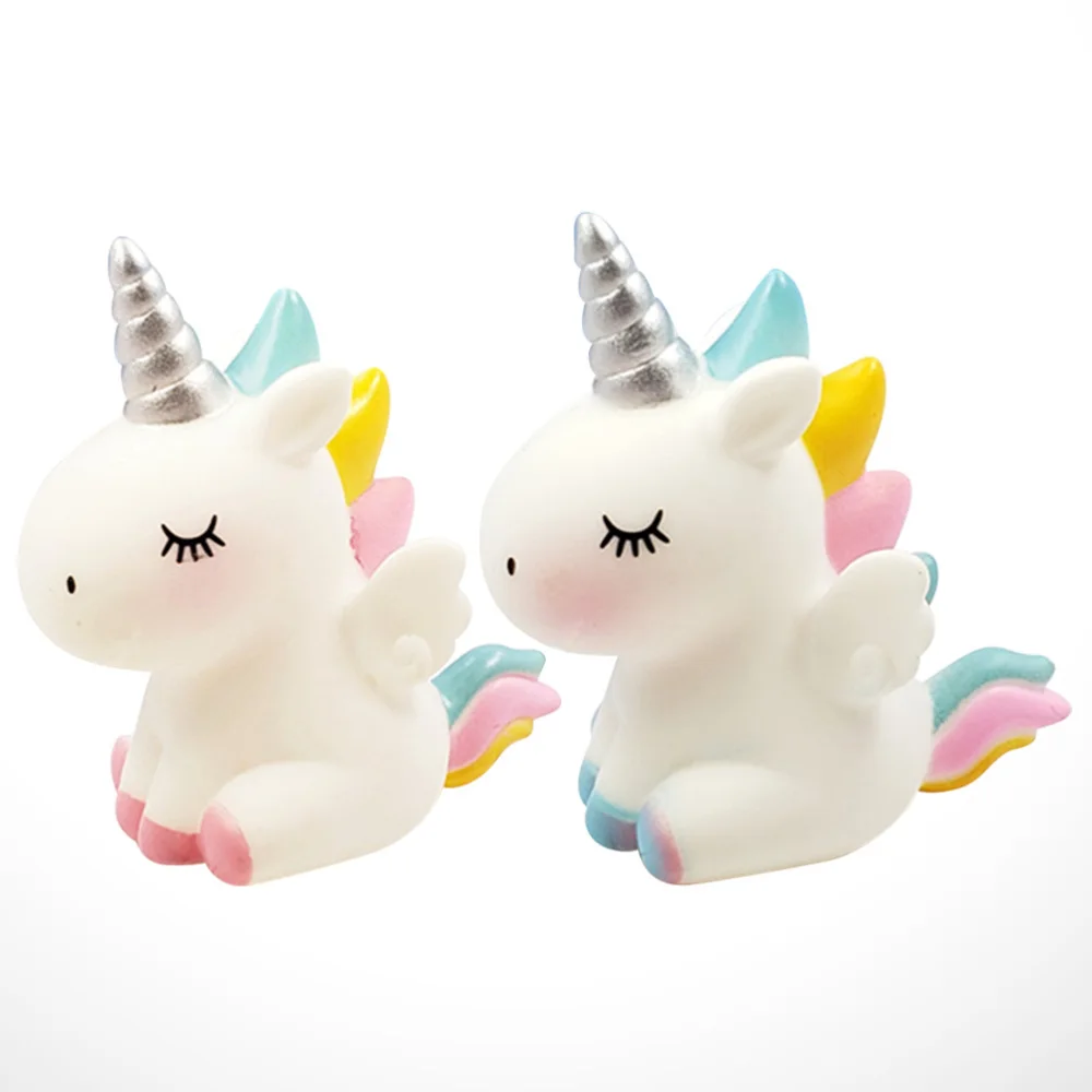 2 шт торт Топпер креативный Единорог декоративный вечерние принадлежности кекс