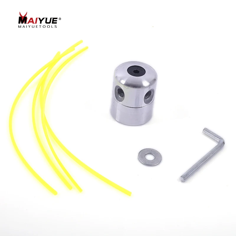 

MAIYUE алюминиевая Головка триммера травы 4 линии кусторез головка газонокосилки аксессуары