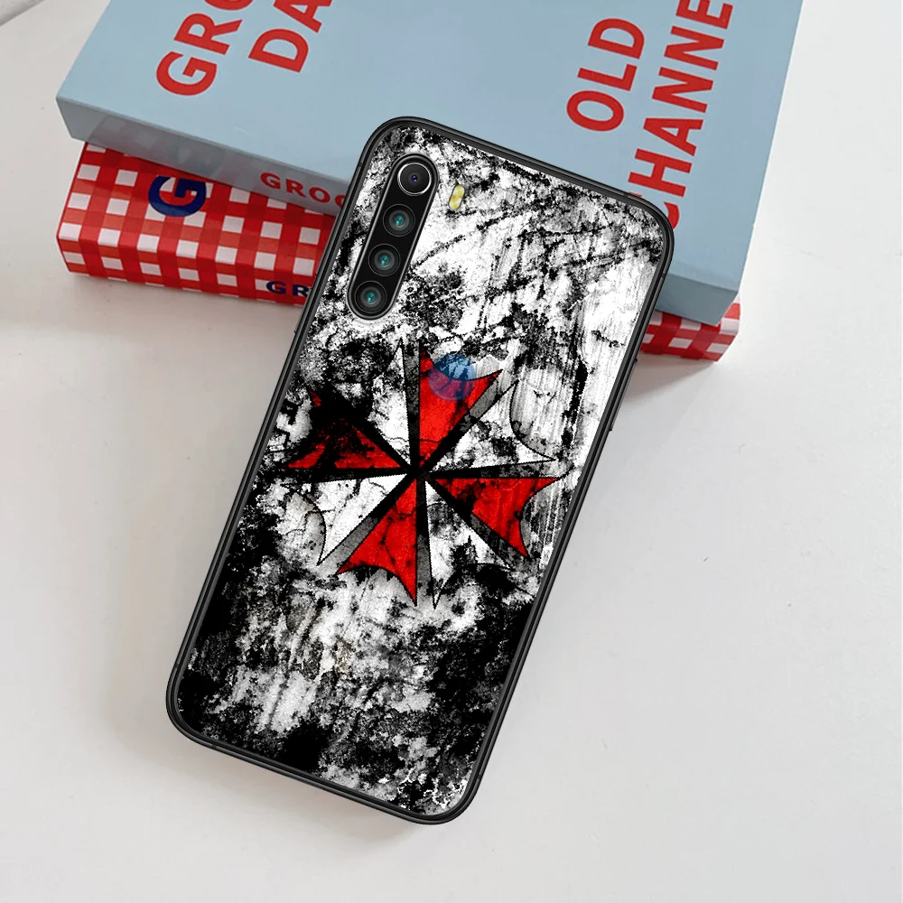 

Umbrella Corporation Phone Case For Xiaomi Redmi Note 7 8 8T 9 9S 4X 7 7A 9A K30 Pro Ultra black Prime Luxury Shell Pretty Funda
