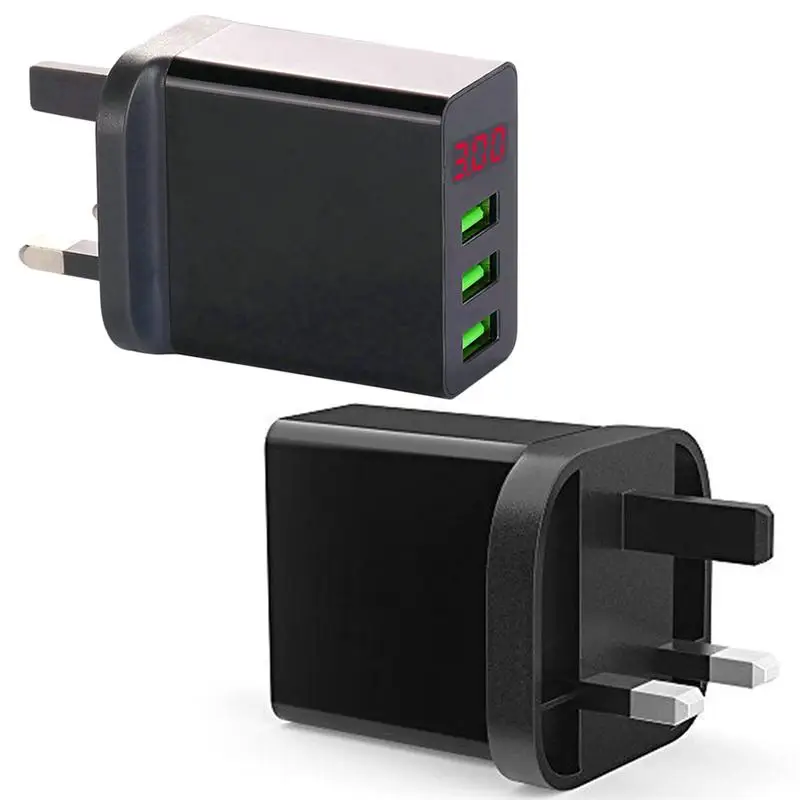 5V 3.1A цифровой дисплей 3 порта USB зарядное устройство для Samsung Xiaomi быстрый