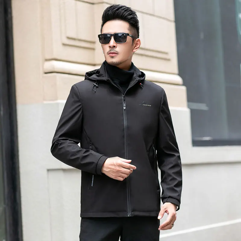 

2021 new men's fashion jacket young and middle-aged men's British decoration body spring and autumn trend men's coat