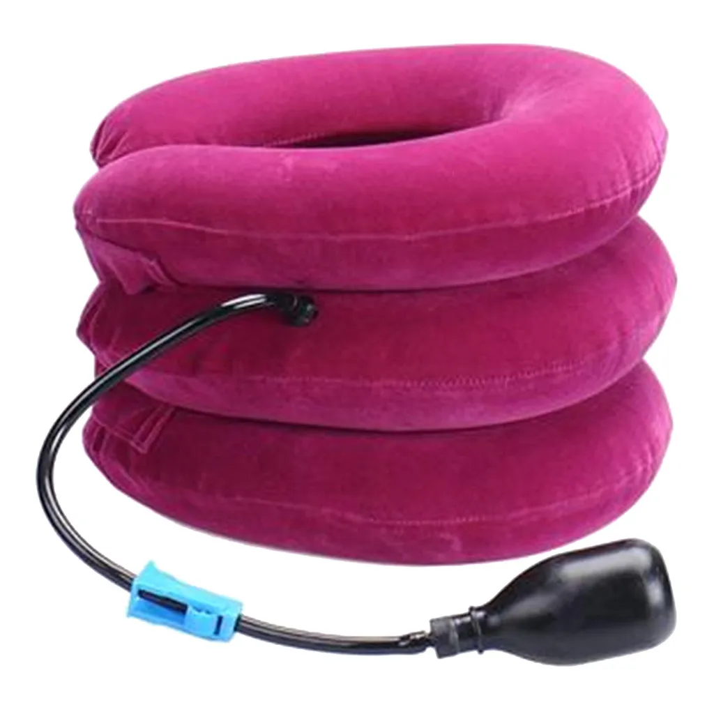 

Air Inflatable Pillow Soft U Neck Pillow Air Inflatable Pillow Cushion Cervical Brace Neck Pain Relax Support Massager#0708LJC