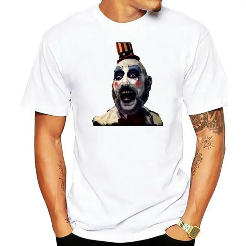 

Новинка, Мужская черная футболка с изображением капитана спейлинга, Роба, зомби Девилла, размер от S до 3XL, стильная футболка на заказ
