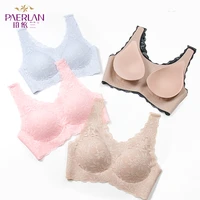 floral wire free sexy push up seamless thin womens underwear sexy comfortable sports vest sleep full cup bra sexy push up bra