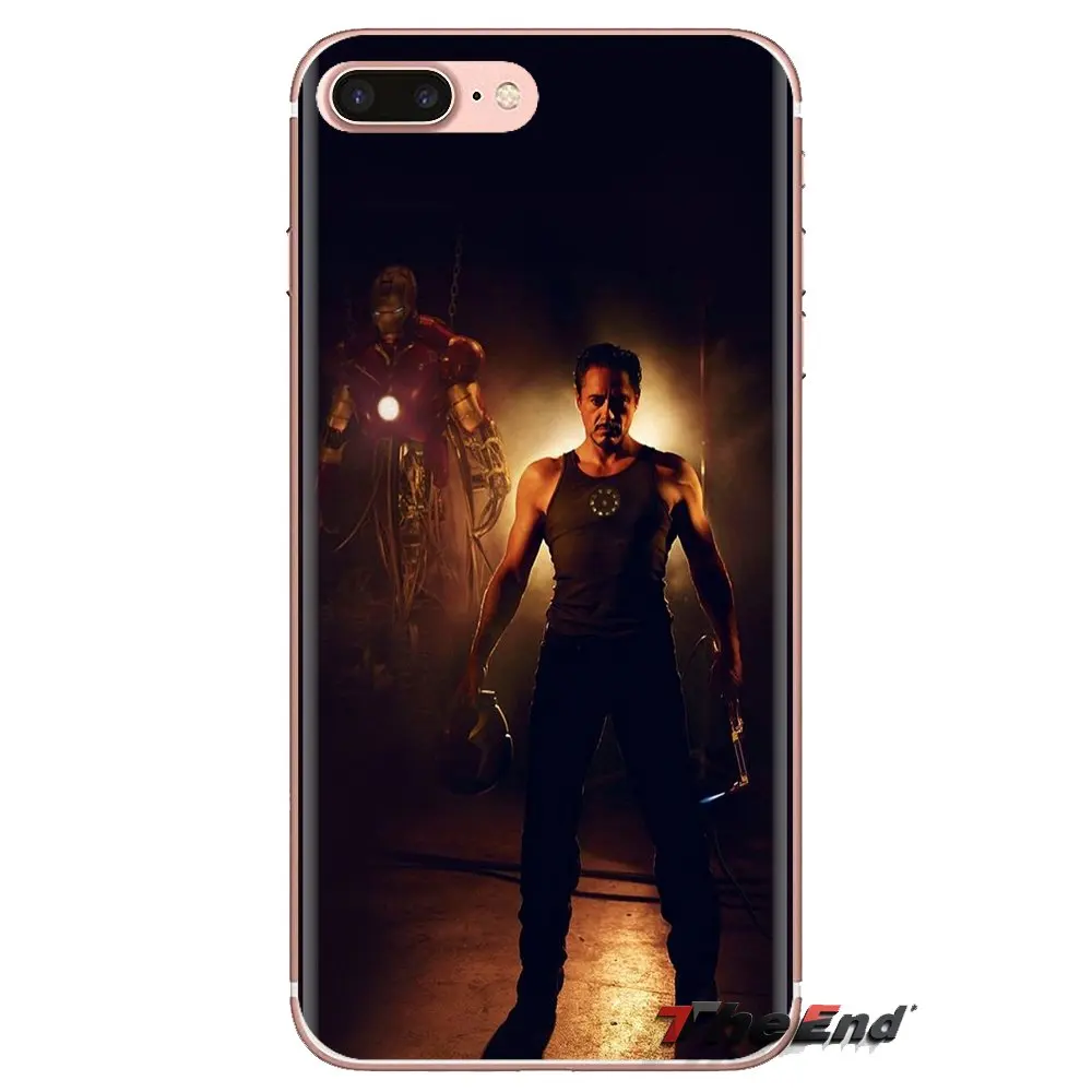 Для samsung Galaxy S2 S3 S4 S5 мини S6 S7 край S8 S9 Plus Note 2 3 4 5 8 Coque Fundas Железный человек Роберт