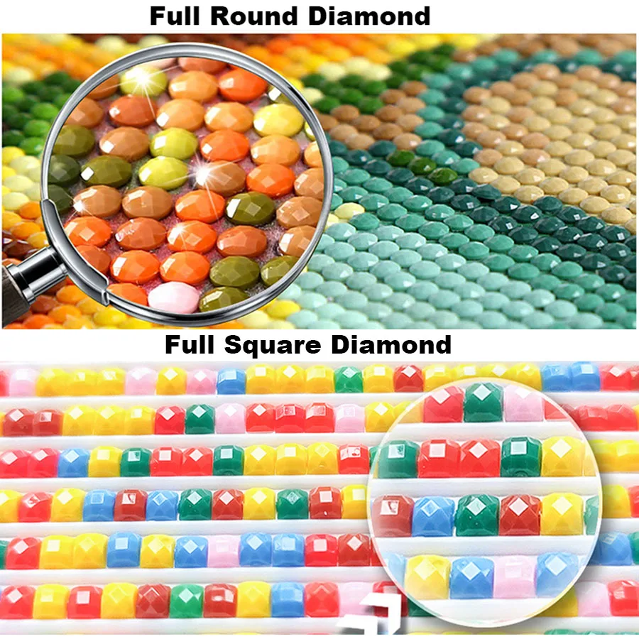 5D Excavator Sunset Landscape Full Square & Round Diamond Painting Cross Stitch Embroidery 3D Mosaic Kit | Дом и сад