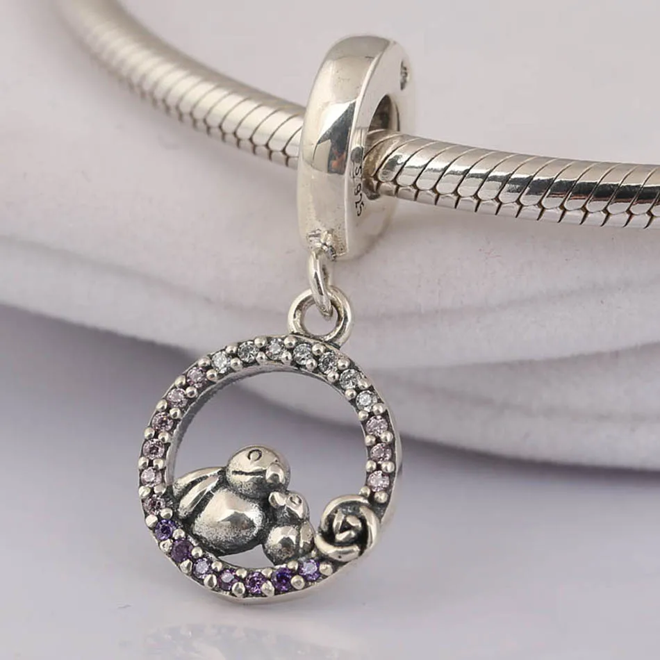 Кулон сделай сам S925 ювелирные изделия подвеска Шарм для матери и ребенка птица