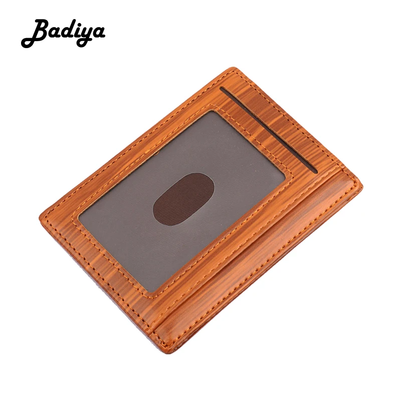 Горячая Распродажа кошелек из искусственной кожи под дерево короткий для монет с