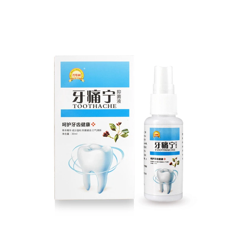 

Toothache Pain Relief Sprays 30ml Treatment Tooth Ache Fresh Breath Maintain Oral Health Care Portable Bacteriostatic Liquid