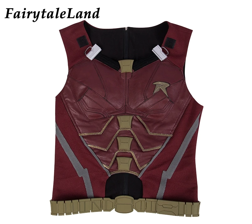 Titans Robin Costume Halloween Cosplay Dick Grayson Outfit Bat Superhero Nightwing Jumpsuit