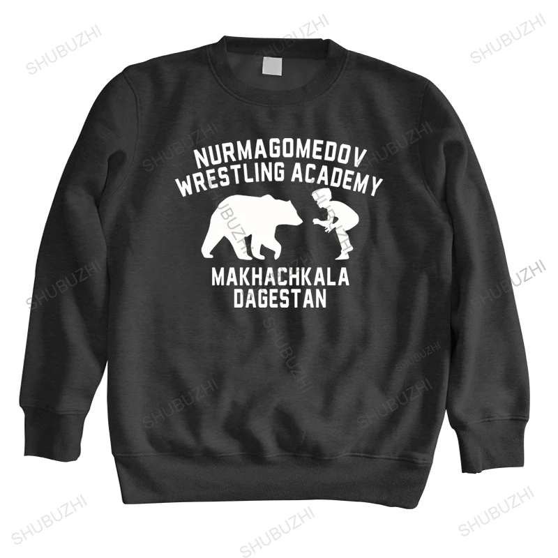 

Мужская Осенняя хлопковая толстовка с черным принтом, толстовка NURMAGOMEDOV, Академия борьбы, Махачкала, Дагестан, унисекс, осенние модные толст...