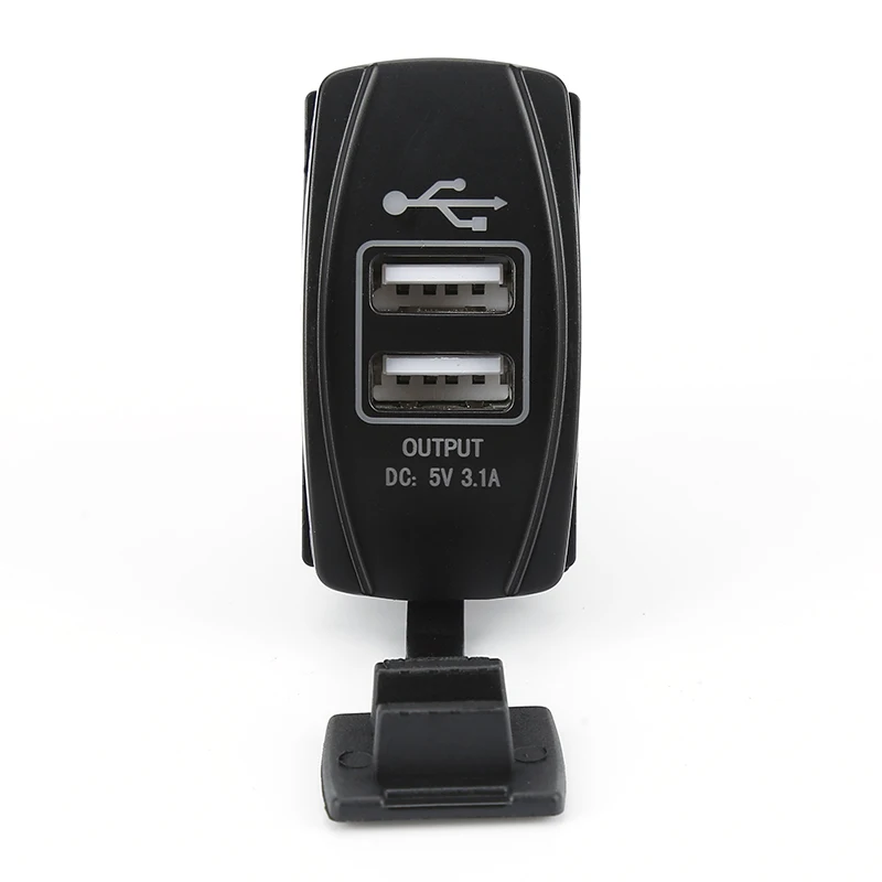 1 шт. автомобильное зарядное USB устройство для прикуривателя 12 24 В 3 А|Зажигалка| |