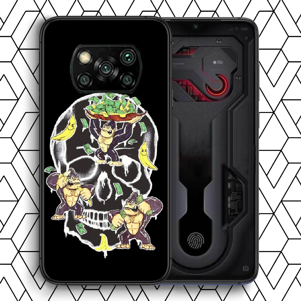 

German Street Fashion Brand Phone case Cover Hull For Xiaomi Mi A2 A3 8 9 9T Note 10 Se Lite Pro black Cell Tpu Etui Trend Prime
