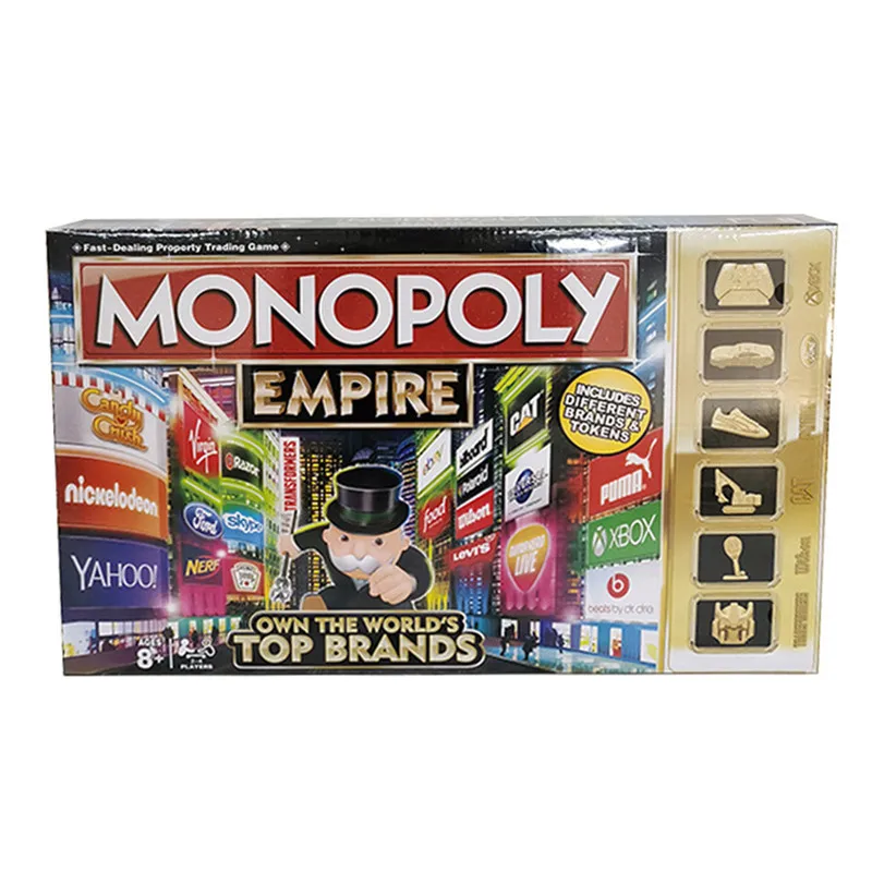 Hasbro Монополия быстрая торговля недвижимости игра для взрослых семья Образование