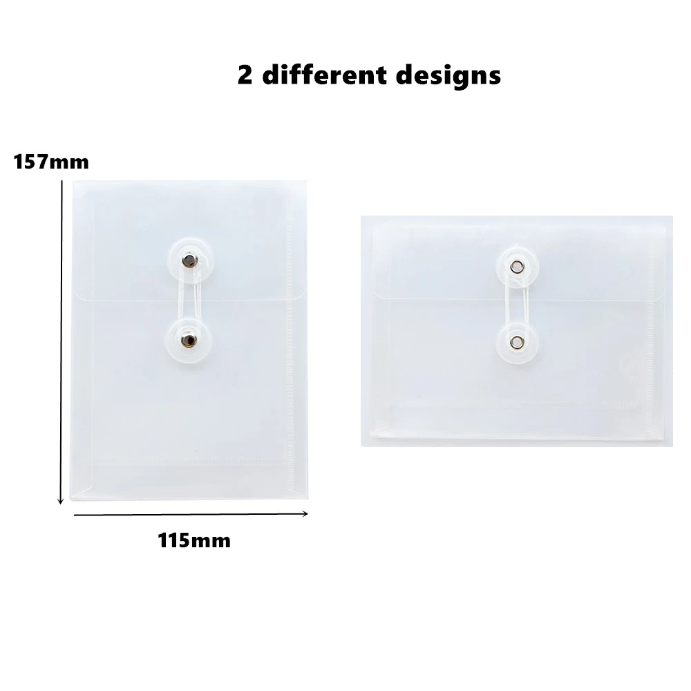 

2 шт., мини-прозрачная папка для файлов, 11*15 см, сумка для хранения формата А6, чехол для заметок, наклейки для документов, водонепроницаемые офисные школьные F913