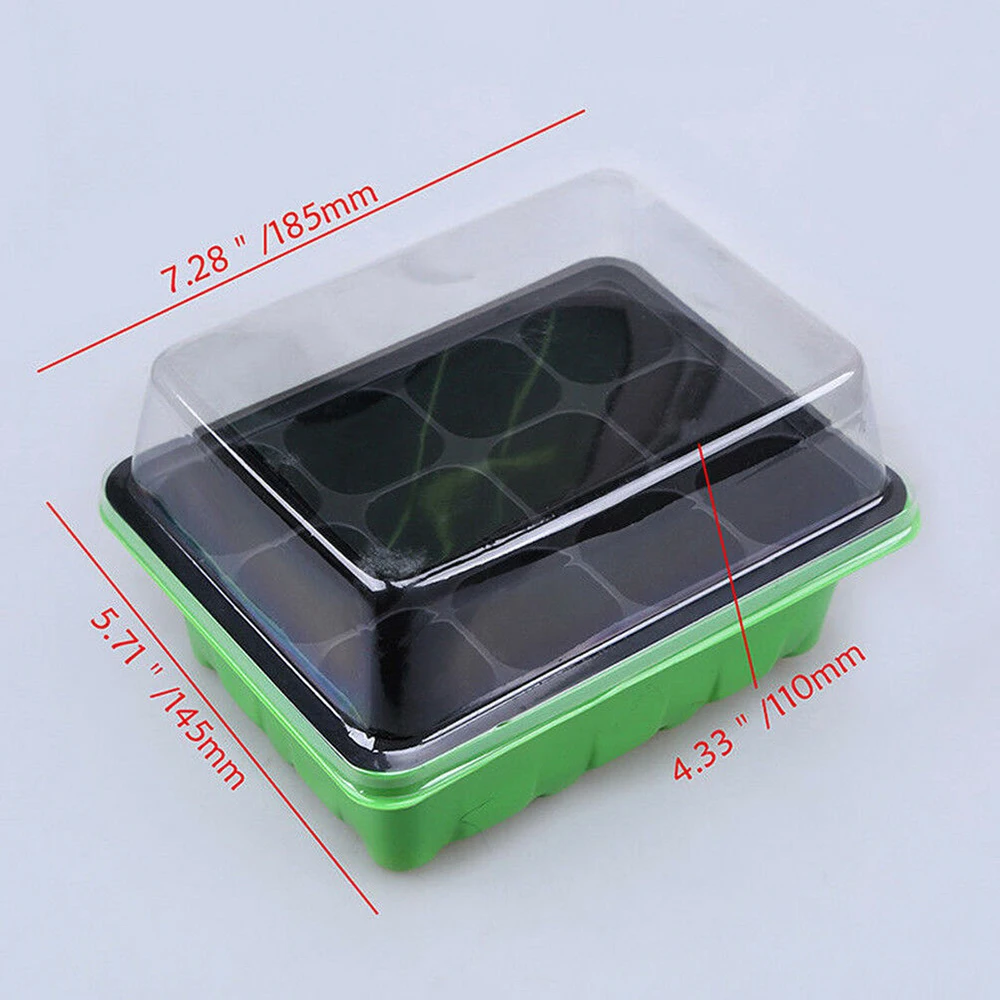 

Succulent Plantings Propagation Germination Tool 12 Grids Seed Starter Kit Starting Flower Pots Plant Nursery Propagation Tray