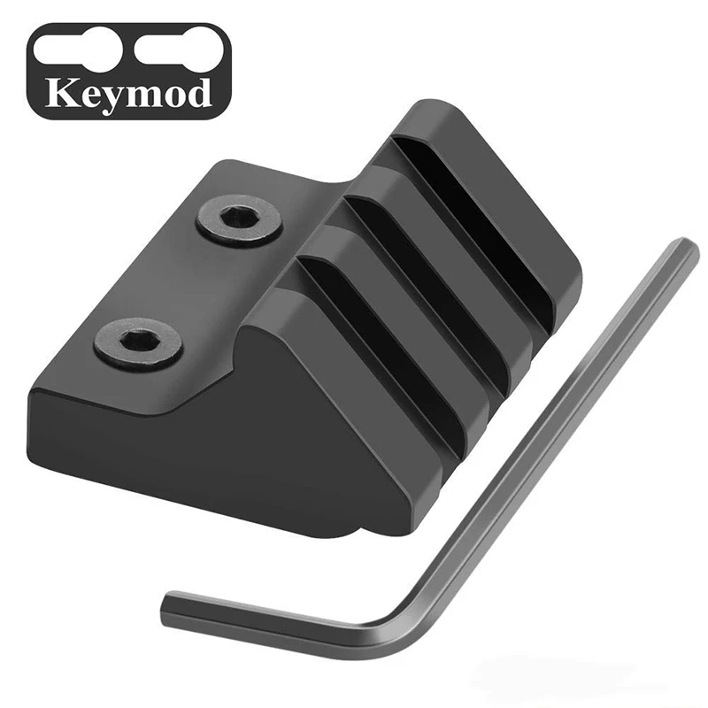 Magorui Keymod 3 слота 45 градусов угол крепление со смещением Пикатинни секции алюминия