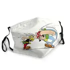 Астерикс и Обеликс злитесь дышащая маска для лица Астерикс и Обеликс все в море против пыли защитный респиратор Рот-муфельная печь