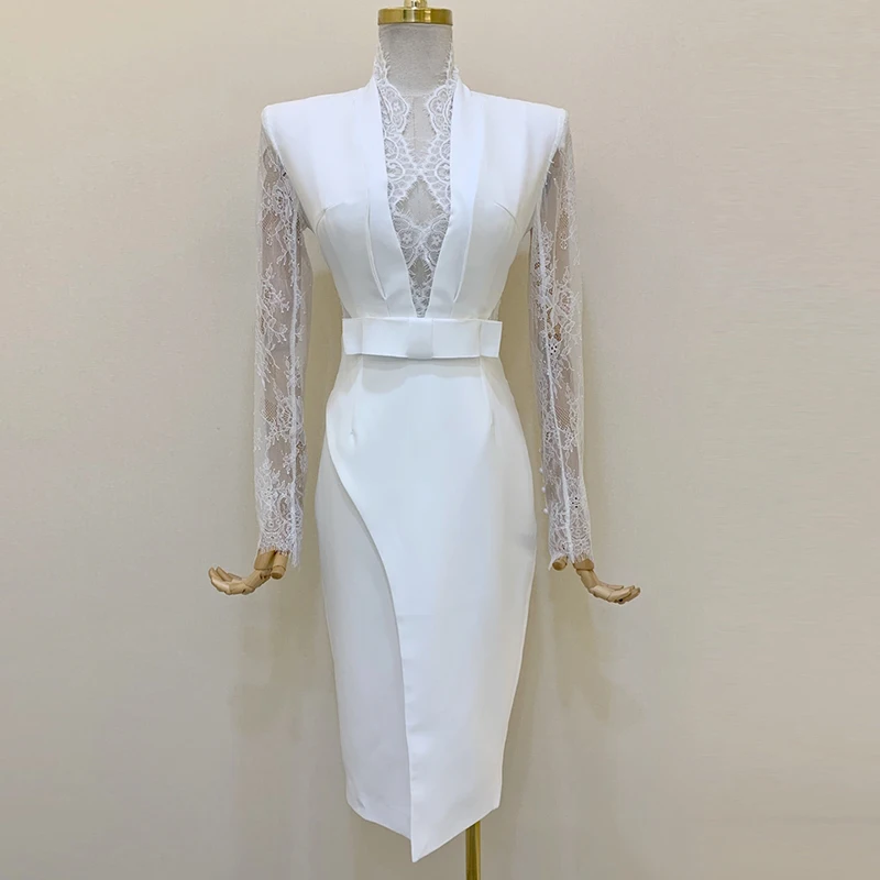 Высшее качество 2019 новейшее дизайнерское платье женское кружевное