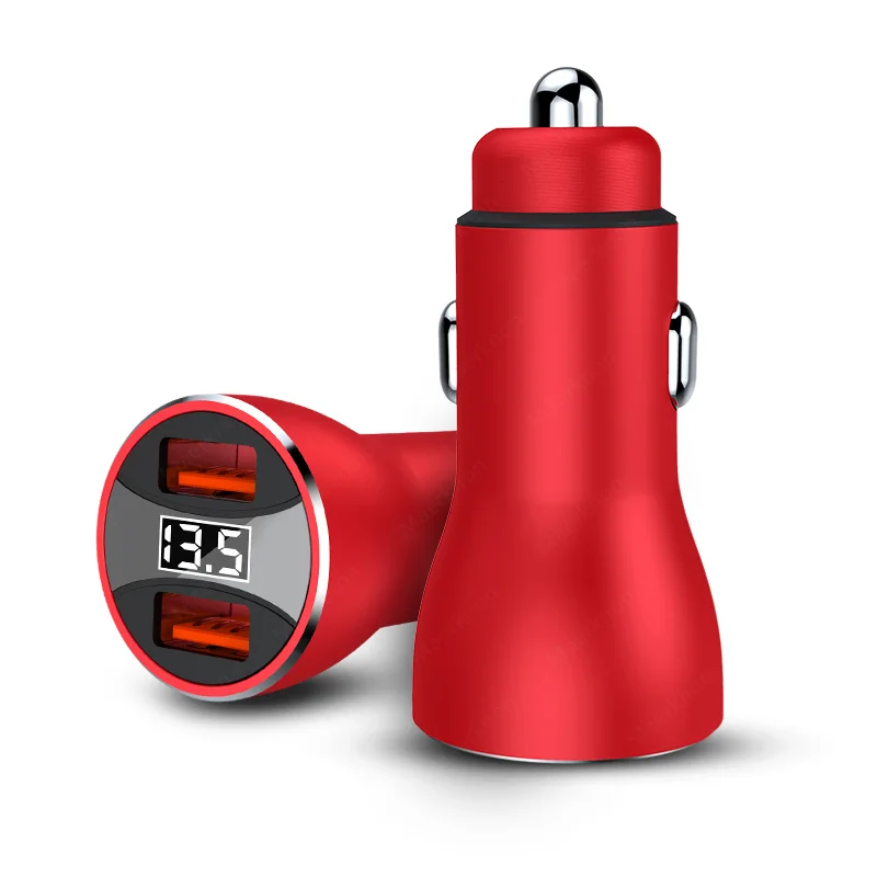 

Upgraded 36V 6A Dual USB Car Charger Digital Display for iPhone12 11 X XR Xs 8 Samsung Xiaomi Fast Charging Car Charger Adapter