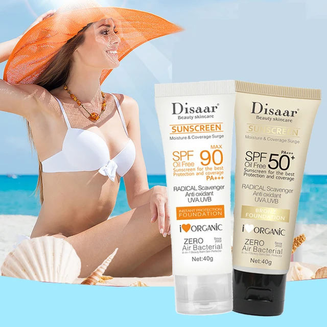 Body Whitening Sun Cream Sunscreen Facial Solar Blocker Moisturizing Refreshing Not Greasy Protector Solar SPF50/90 Skin Care 1