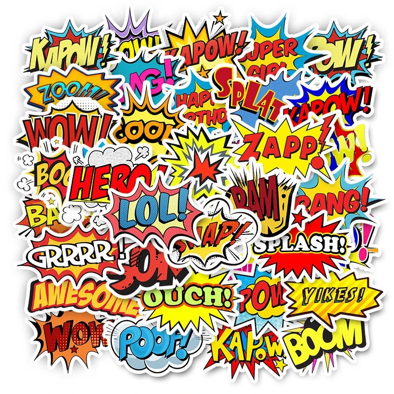 Stickers Kids Toys Laptop Motorcycle Space Unicorn Sticker Scrapbook Skateboard Graffiti Waterproof Stickers Pack 50pcs/Lot