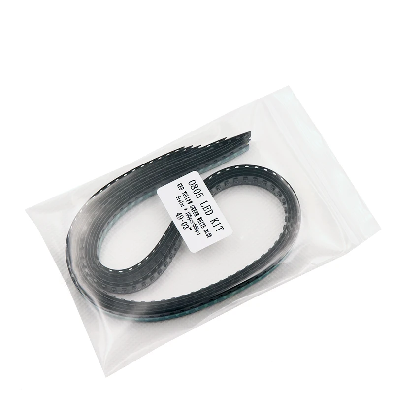 5 x 100pcs/Color=500pcs New 1206 0805  0603  Red/Green/Blue/White/Yellow  SMD LED kit