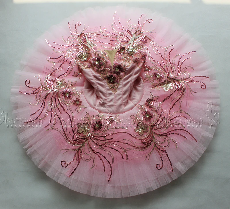 Балетные костюмы на заказ BT663 профессиональные классические для пачки с розовой