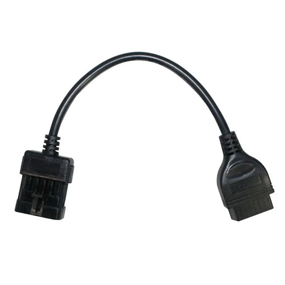 10-контактный to OBD OBD2 OBDII DLC 16 Pin Автомобильный Диагностический Кабель-адаптер для