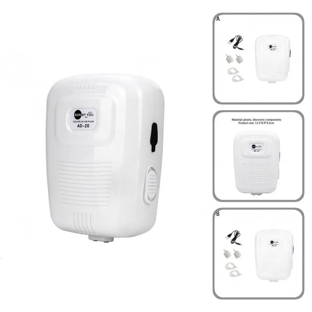 

Эффективный высококачественный энергосберегающий кислородный насос для рыбалки, 2 передачи, воздушный насос для рыбалки, электрический дл...